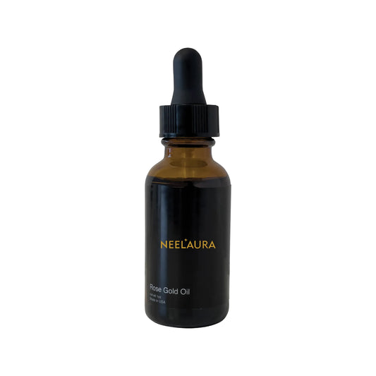 Neelaura Radiance Ritual ( Rose Gold Oil + Jade Roller )